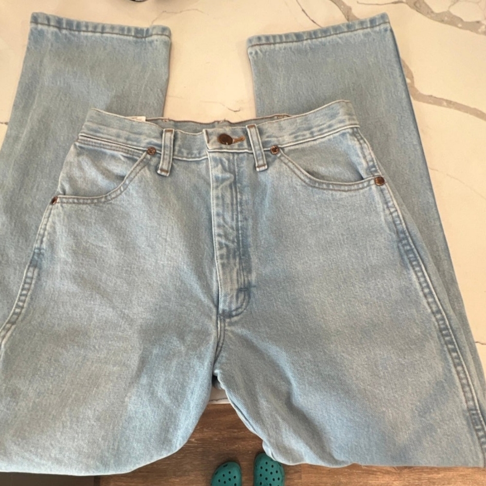 Wrangler slim fit cowboy cut jeans